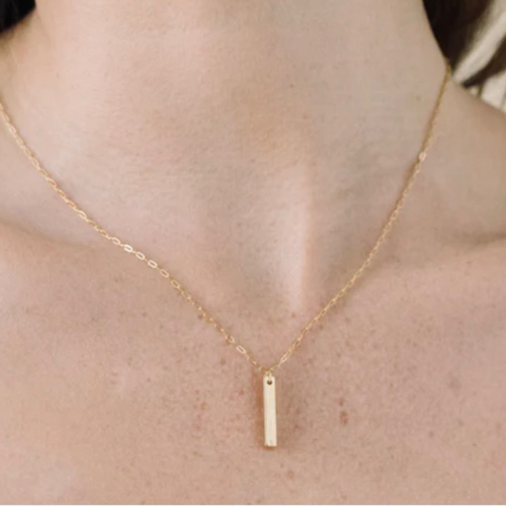 Brook & York Casey pendant 14k gold plated necklace